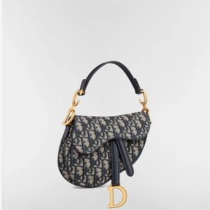 Dior Mini Saddle Bag in Oblique